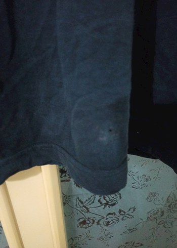 Siyah Erkek Polo Tişört, Kısa Kollu, Velcro Detaylı - Görsel 6