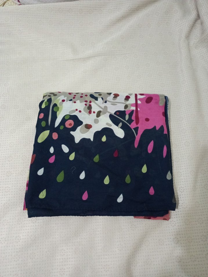 Kadın Çok Renkli Fırfırlı yazma, eşarp - Görsel 2