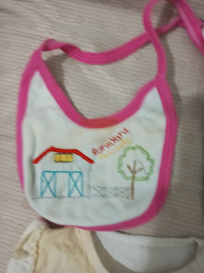 Bebek Önlüğü Seti, Pastel Renkli, Baskılı - Görsel 3