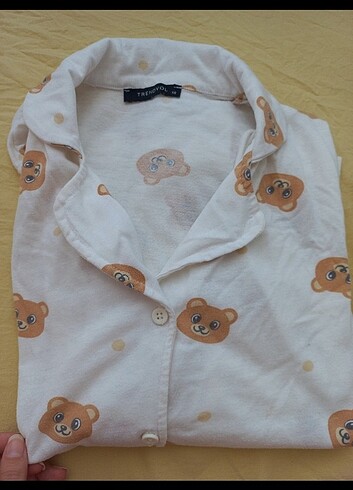 xs Beden beyaz Renk Pijama takımı 