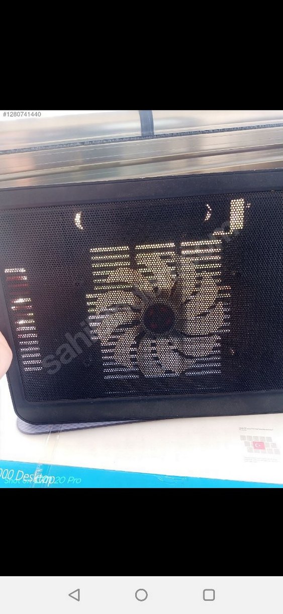 Siyah Masaüstü Soğutucu Fan - Görsel 2