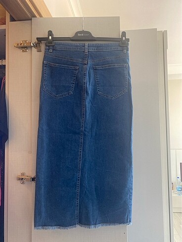 LC Waikiki Midi bot kalem yırtmaçlı kot etek
