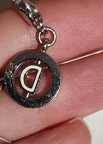Beden beyaz Renk Swarovski orjinal charm