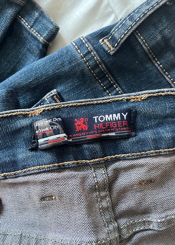 Tommy Hilfiger Erkek Düğmeli Denim Jean - Görsel 4