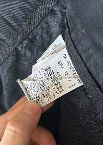 Siyah Keten Regular Fit Erkek Pantolon - Görsel 3