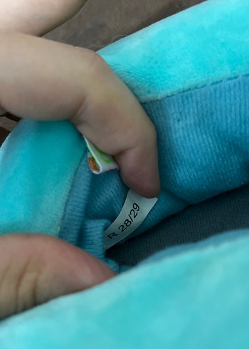 Renkli Nakışlı Kız Çocuk Peluş Terlik - Görsel 5