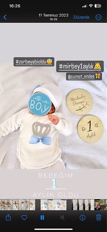 Bebek ay kartları