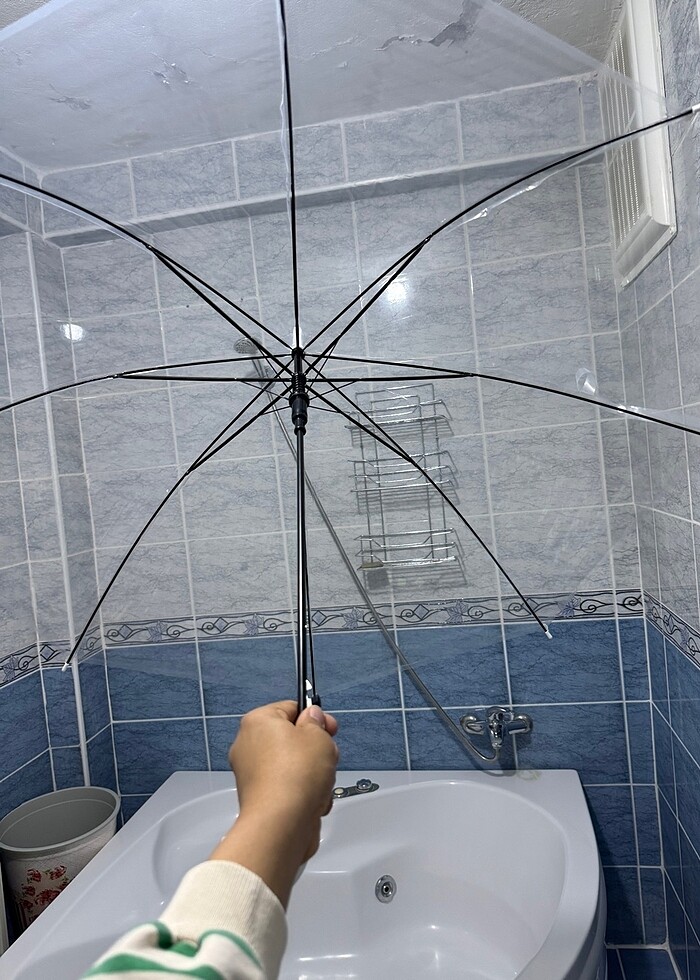 Şeffaf şemsiye - Görsel 3