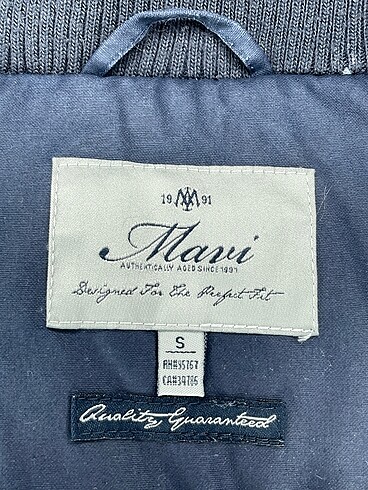 s Beden lacivert Renk Mavi Jeans Mont %70 İndirimli.