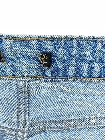 26 Beden mavi Renk PreLoved Mini Şort %70 İndirimli.
