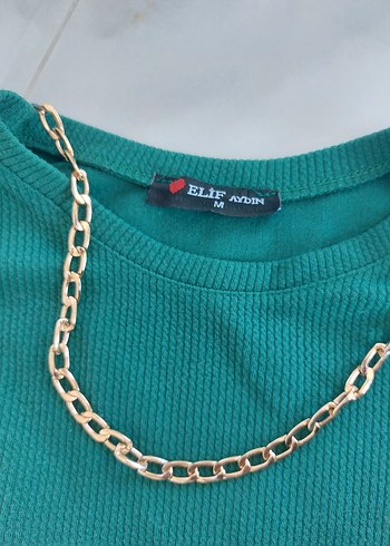 koyu yeşil triko takım - Görsel 7