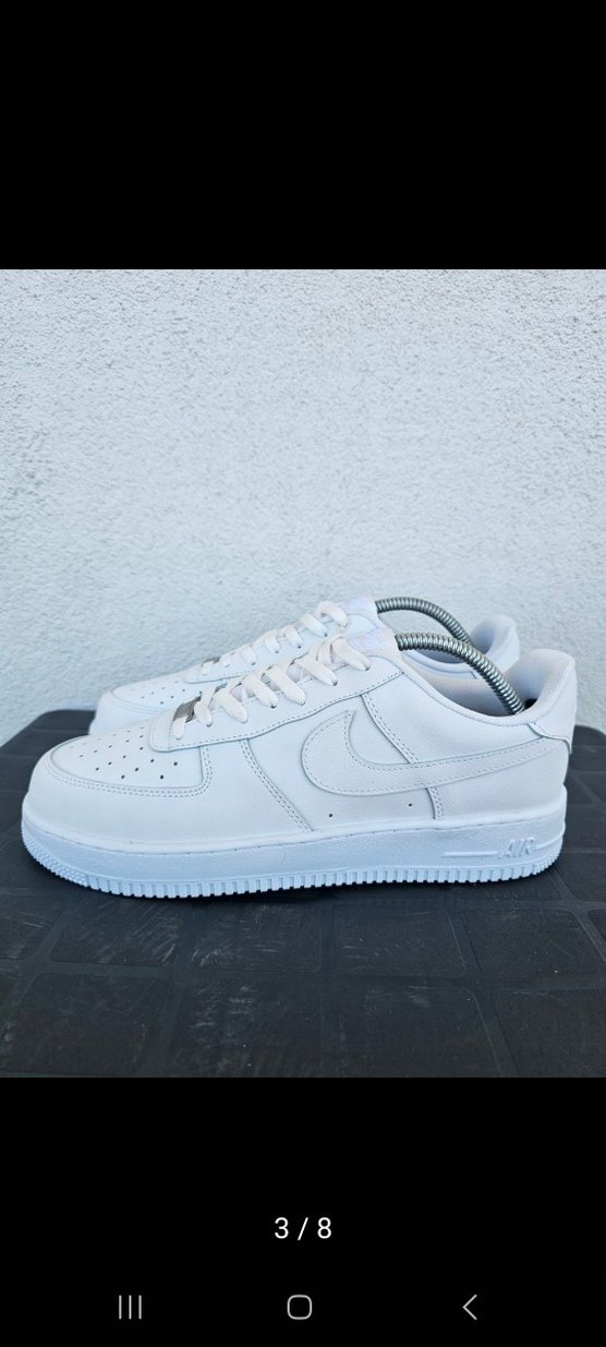 Nike Airforce I Beyaz erkek Spor Ayakkabı - Görsel 4