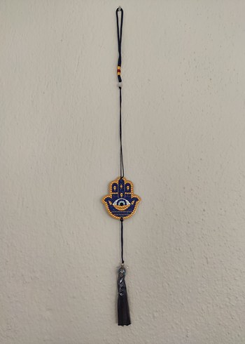 Boncuk İşlemeli Renkli Bohem El Zinciri - Görsel 4