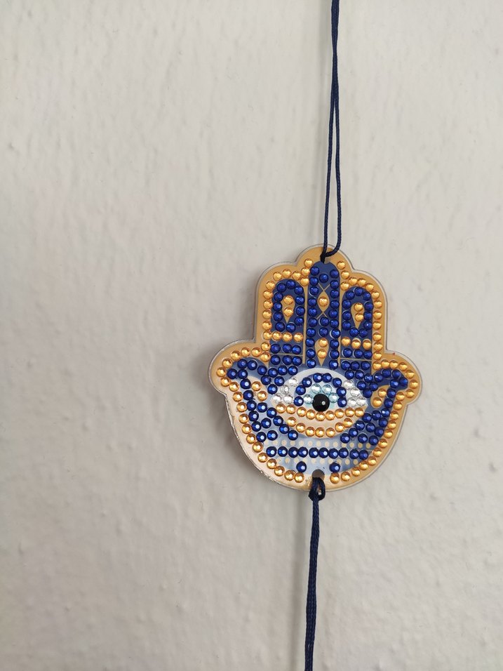 Boncuk İşlemeli Renkli Bohem El Zinciri - Görsel 3