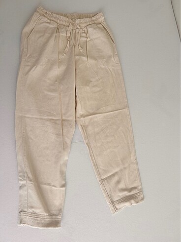 Krem renk bol pantolon
