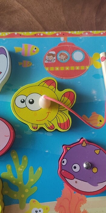 Diğer Balık avlama oyunu ,ahşap miknatisli