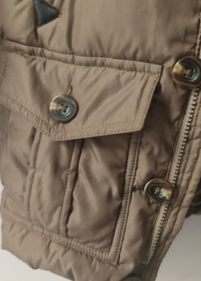 Benetton kaz tüyü mont - Görsel 3