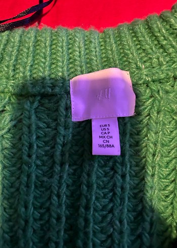 H&M Kadın Yeşil Örgü Hırka