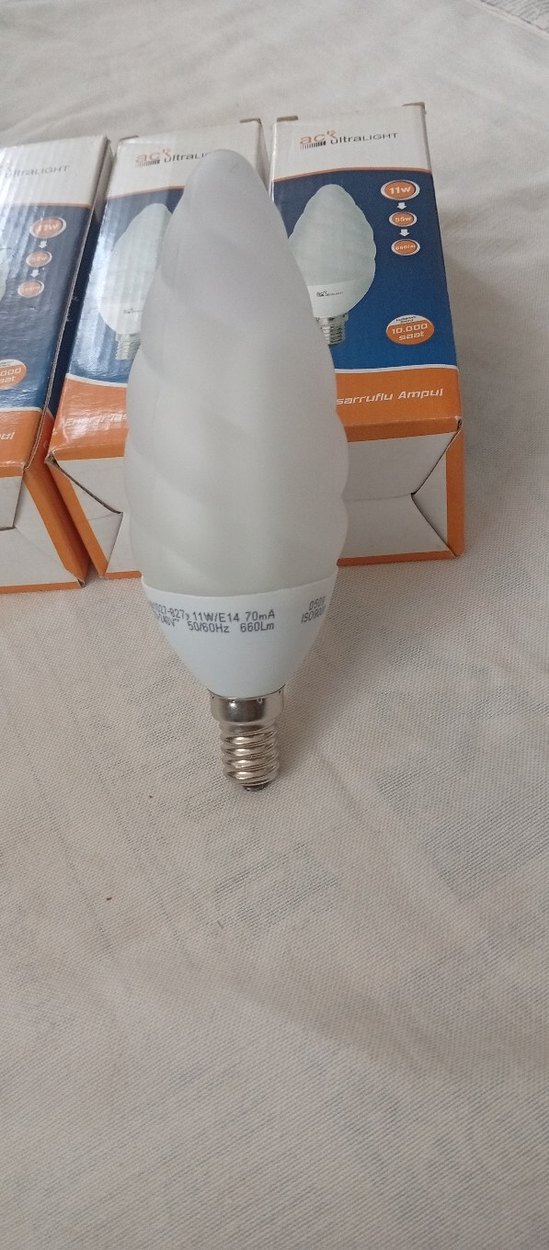 AVİZE LAMBASI GÜN IŞIĞI MUM TİPİ - Görsel 2