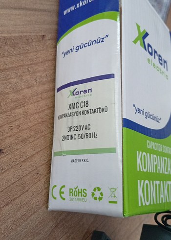 Xoren Kapasitör Kontaktörü Kompanzasyon 15 KWAR - Görsel 4