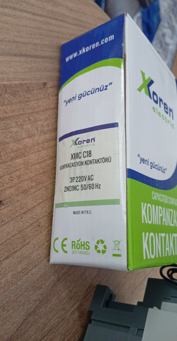 Xoren Kapasitör Kontaktörü Kompanzasyon 15 KWAR - Görsel 4