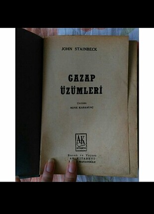 1967 Basımı Gazap Üzümleri-John Stainbeck