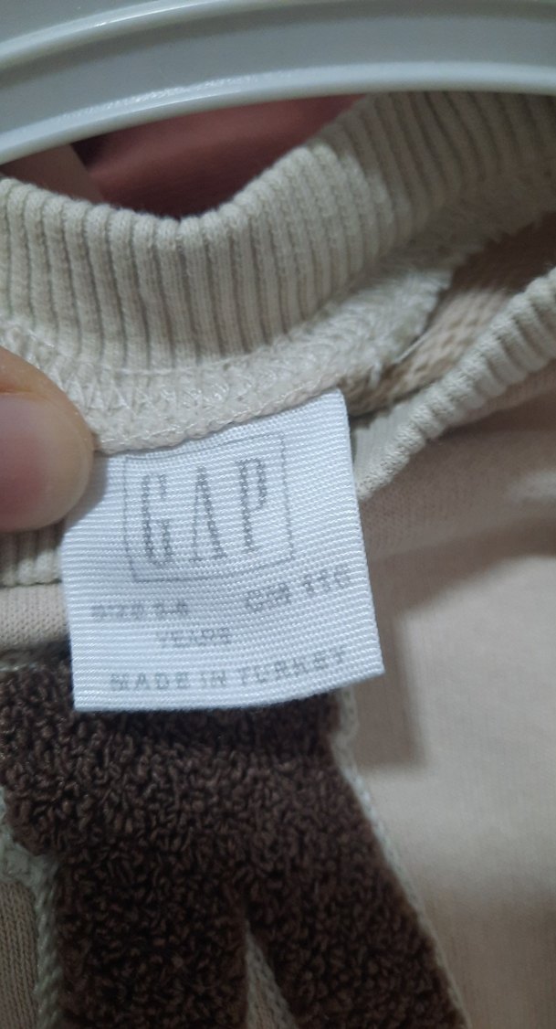 Bej GAP Baskılı  Çocuk Eşofman Takımı - Görsel 5