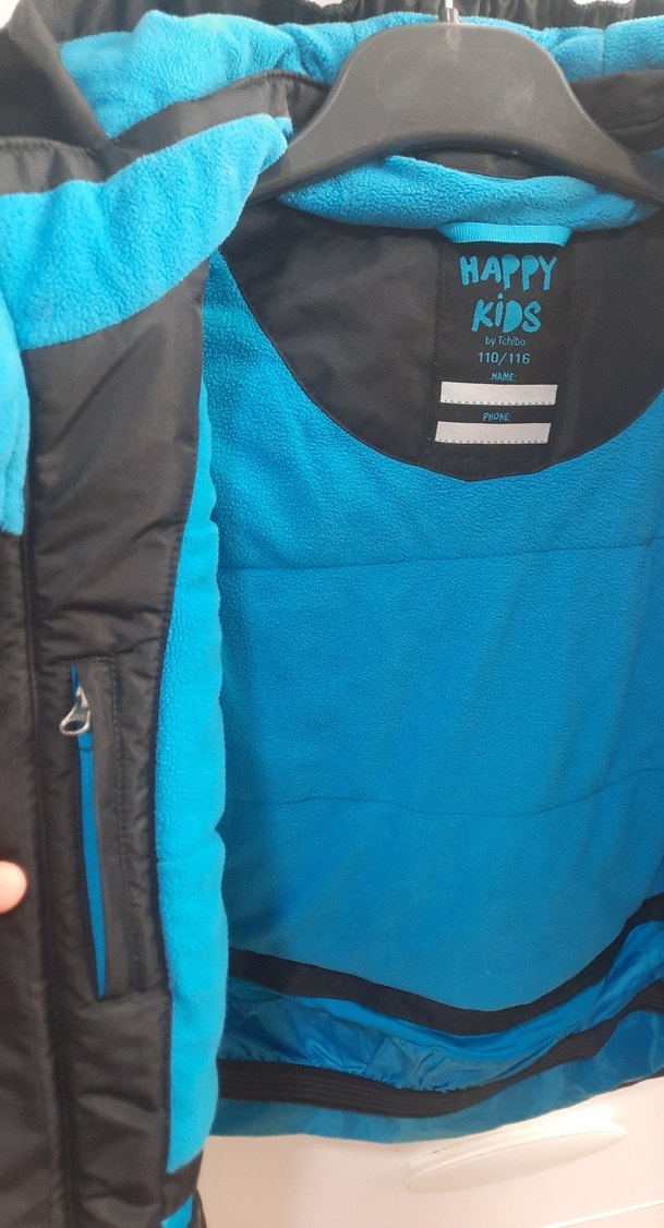 TCHİBO Erkek Çocuk Siyah Fermuarlı Ceket - Görsel 3