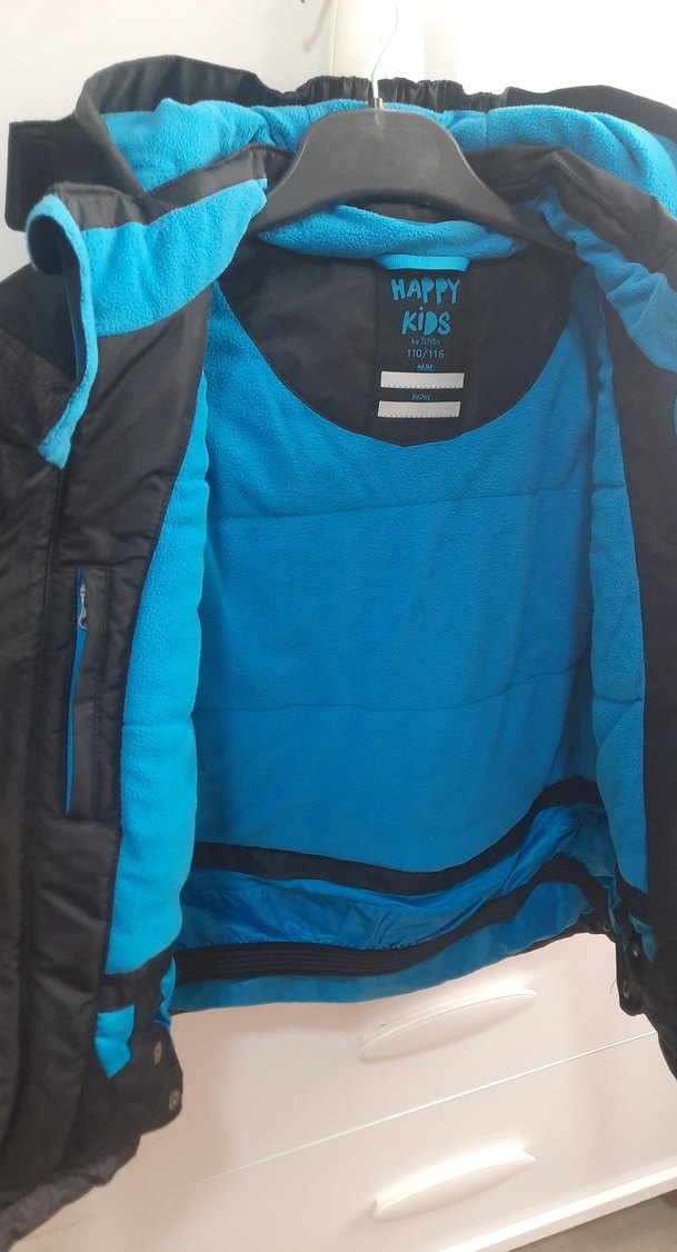 TCHİBO Erkek Çocuk Siyah Fermuarlı Ceket - Görsel 4