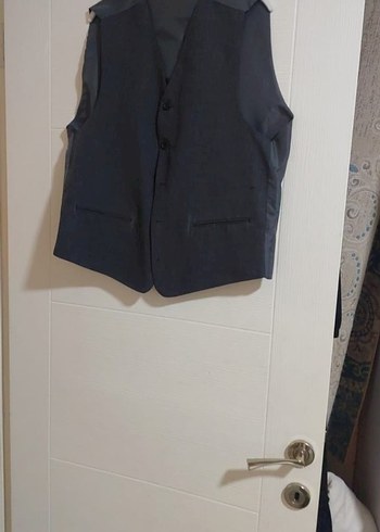 Gri Düz Erkek Takım Elbise Ceket - Görsel 6