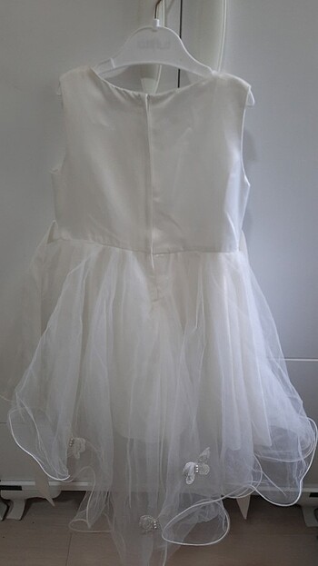 Kız çocuk beyaz gelinlik elbise - Görsel 7