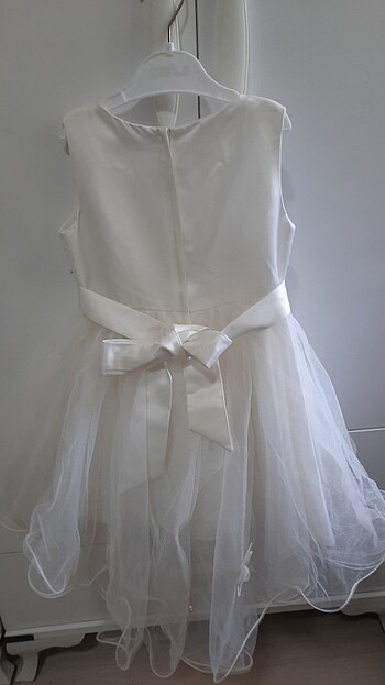 Kız çocuk beyaz gelinlik elbise - Görsel 8