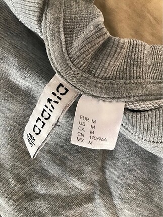 H&M gri sweatshirt