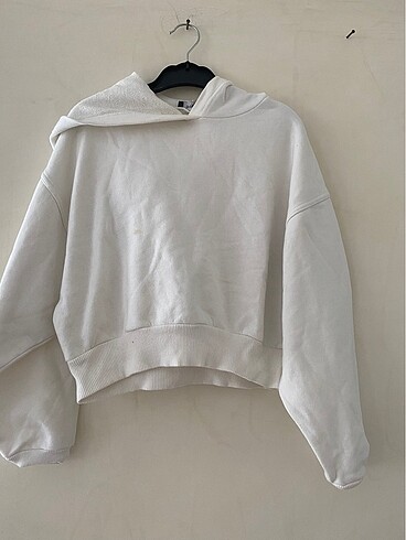 Beyaz sweatshirt