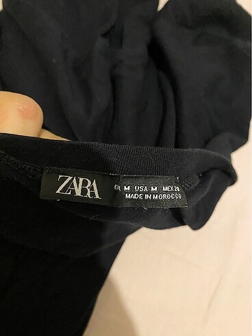 m Beden siyah Renk Zara tshirt