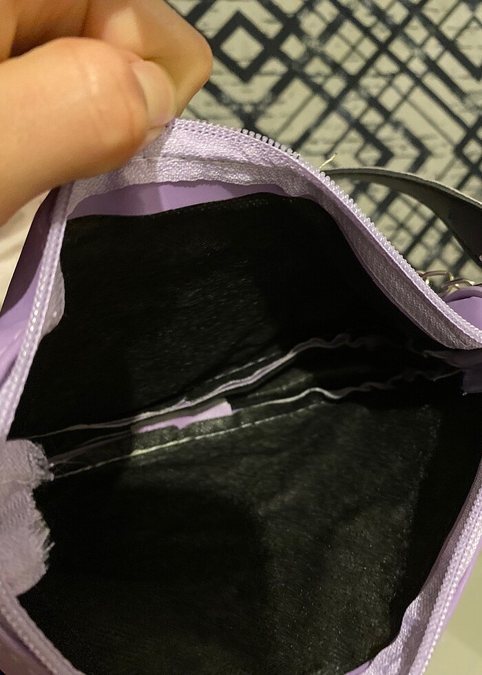 Lila baget çanta - Görsel 3