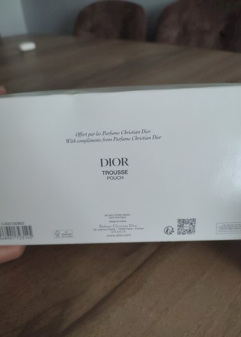 Dior Beyaz Baskılı Kadın Makyaj Çantası - Görsel 4