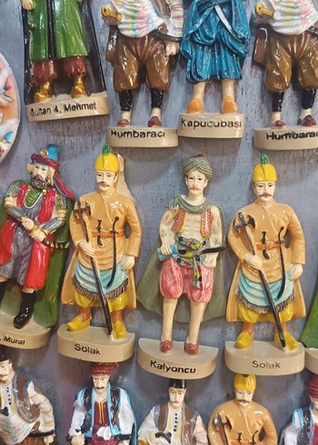 14 lü Osmanlı Figürleri Magnet Seti - Görsel 2
