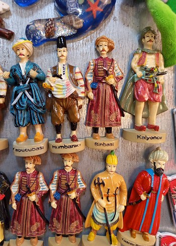 14 lü Osmanlı Figürleri Magnet Seti - Görsel 7