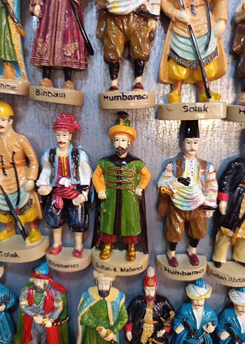14 lü Osmanlı Figürleri Magnet Seti - Görsel 5