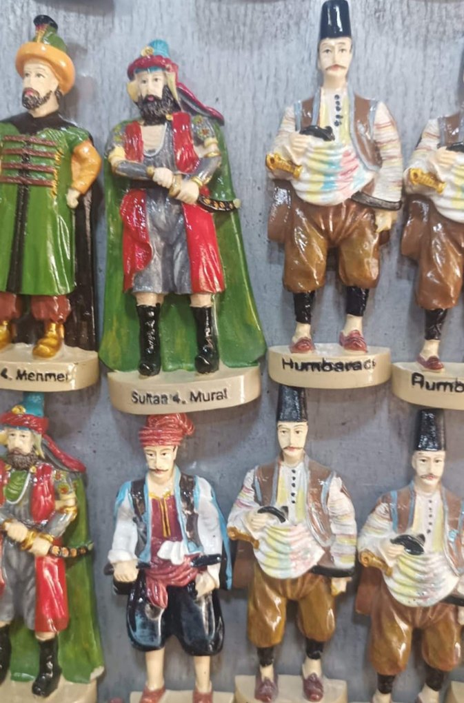 14 lü Osmanlı Figürleri Magnet Seti - Görsel 4
