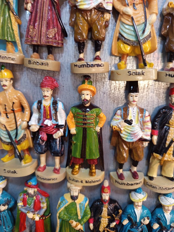 14 lü Osmanlı Figürleri Magnet Seti - Görsel 5