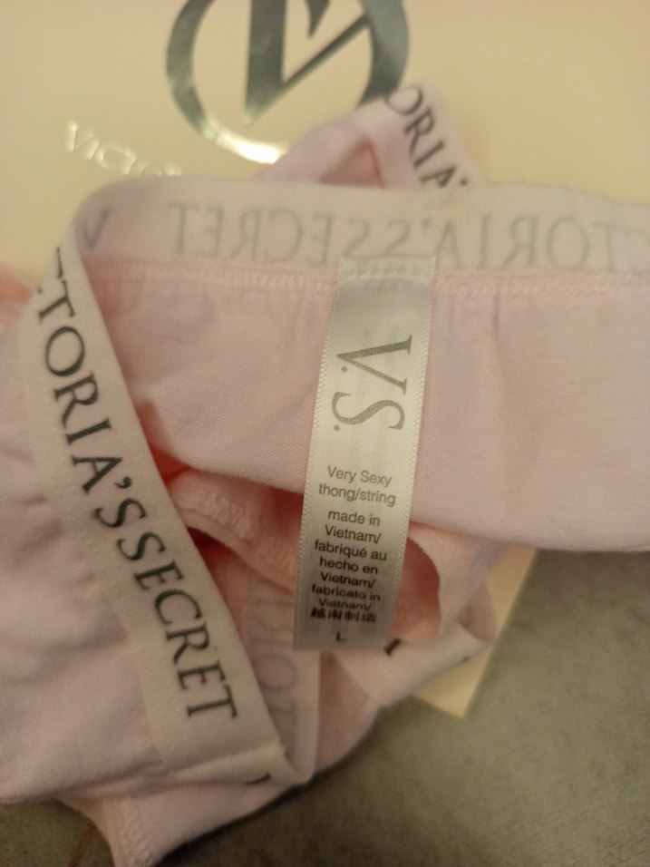 Victoria's Secret Pembe Baskılı Midi Külot - Görsel 3
