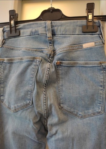 MODDA Mavi Kadın Denim Pantolon - Görsel 3