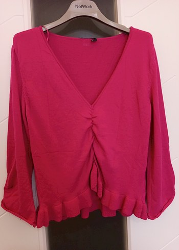 Zara Sıfır Pembe Bluz - Görsel 3