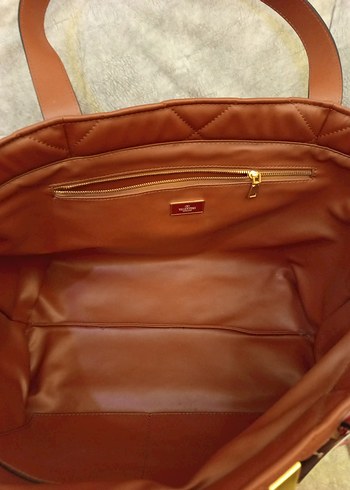 Valentino Garavani Hakiki Deri Taba Çanta - Görsel 5