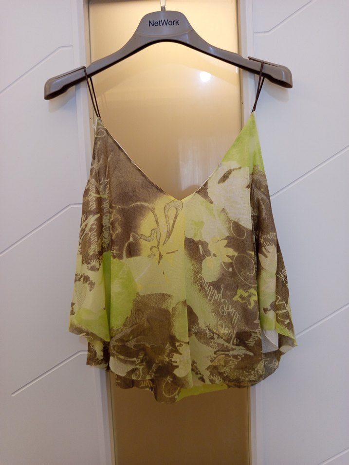 Şifon Askılı Bluz Sıfır - Görsel 2