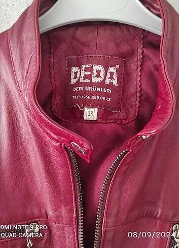 m Beden Deri ceket