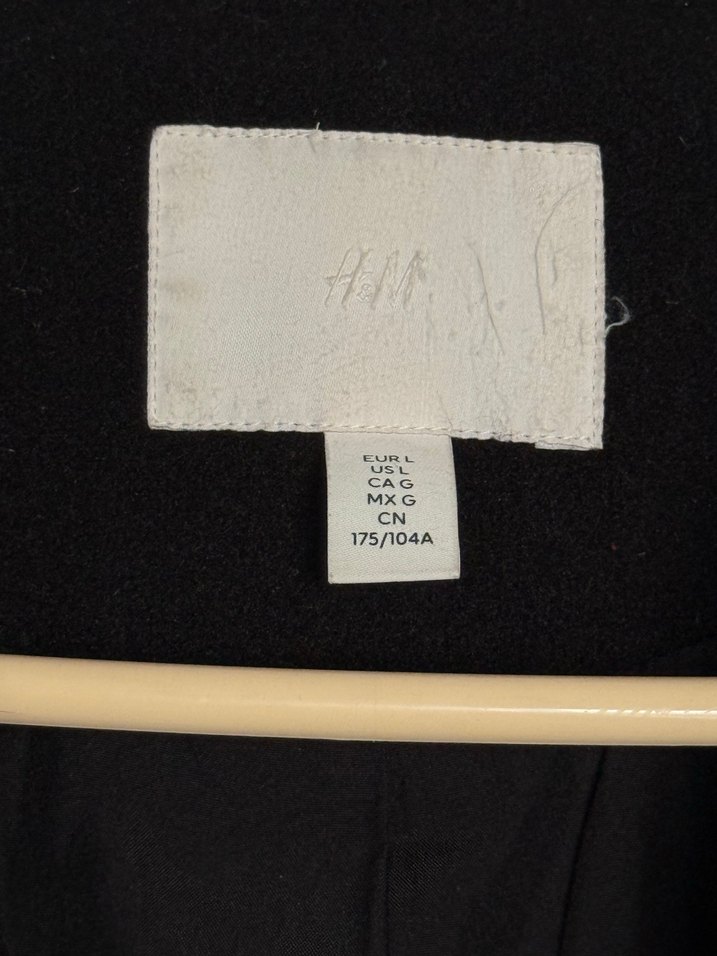 Siyah Düğmeli Uzun Kaban - Görsel 2