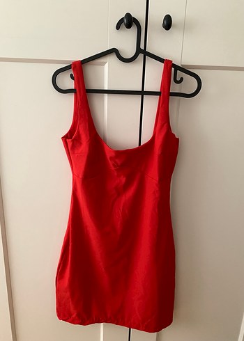 Trendyol Kadın Kırmızı Mini Elbise